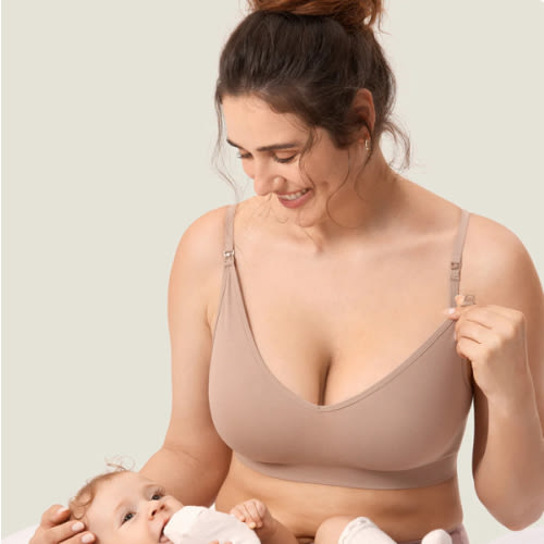 Seamless Soft Knit Nursing Bra