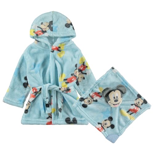 Disney baby-boys Baby Robe With Lovie Attacehment