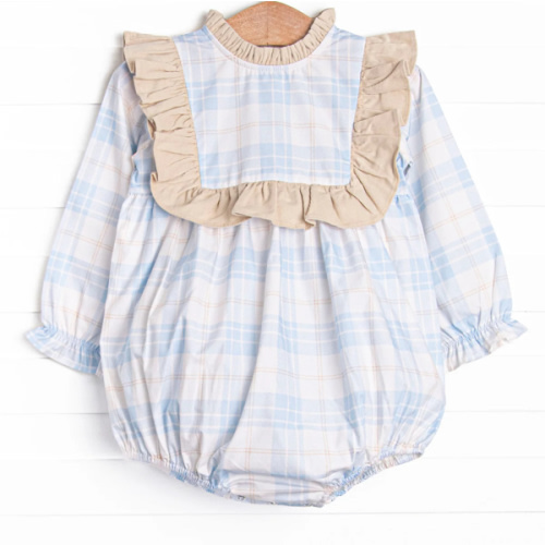 Picture Perfect Plaid Bubble, Blue – Stitchy Fish