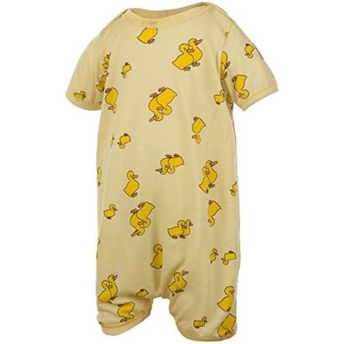 Janus 100% Merino Wool Baby Romper Short Sleeve Machine Washable Made in Norway