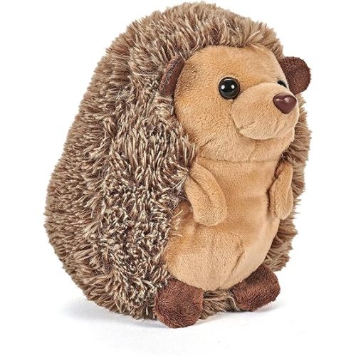 The Petting Zoo Hedgehog Stuffed Animal Plushie, Gifts for Kids, Wild Onez Babiez Wildlife Animals, Hedgehog Plush Toy 6 inches