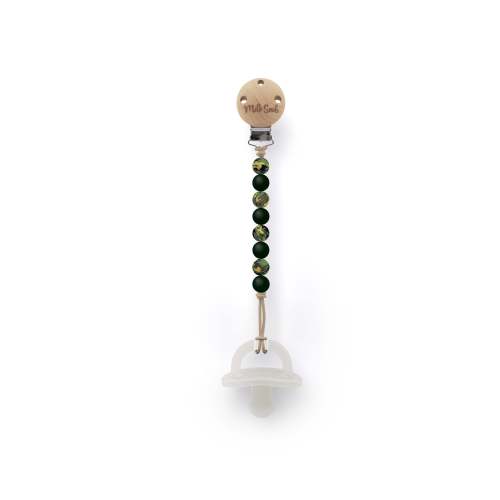 CAMO BEADED CLIP