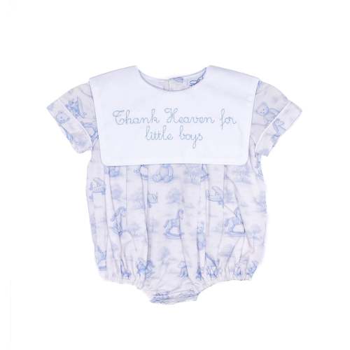 Thank Heaven For Little Boys Bubble – Little Bear Smocks