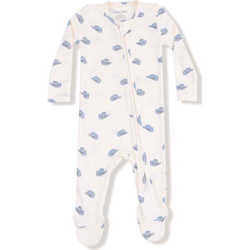 2 Way Zipper Footie Petite Cowboy Hats - Angel Dear | Maisonette
