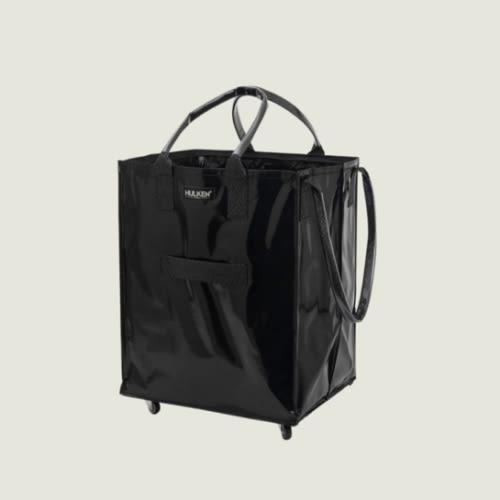 Durable Black Tote Bag | Rolling Bag on Wheels – Hulken®