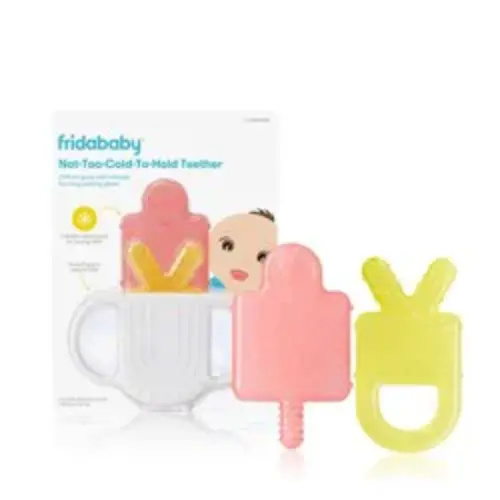 Frida Baby Not-Too-Cold-To-Hold Teether - 3ct: BPA-Free, Silicone, Enhances Gross Motor Skills, Sensory Development | Shipt