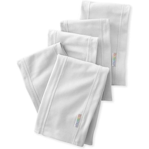Butterblu Bailey 5-Pack Burp Cloths 100% Organic Cotton Knit