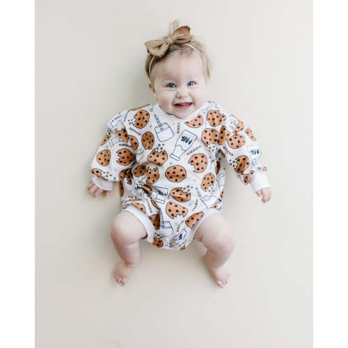 Bubble Romper | Milk & Cookies – Peachee