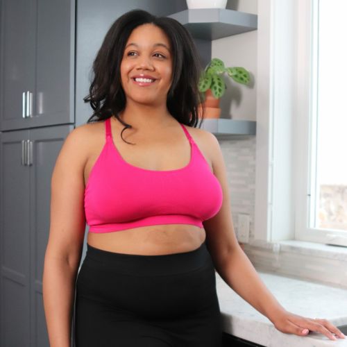 Yoga Nursing Bra - Light Support for Breastfeeding Moms | Bamboobies