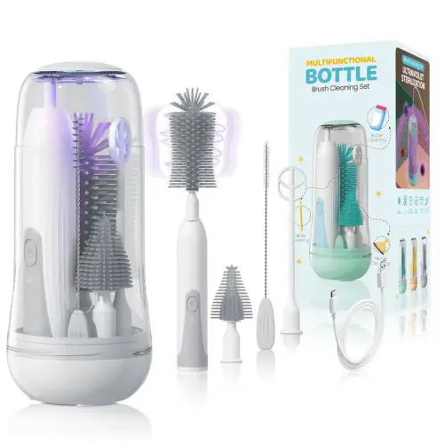 Orzbow Electric Travel Baby Bottle Brush Set with Storage Box, - TikTok Shop