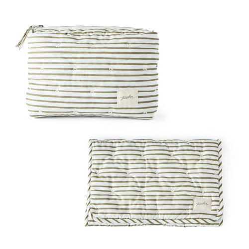 On The Go Set - Stripes Away Olive – Pehr