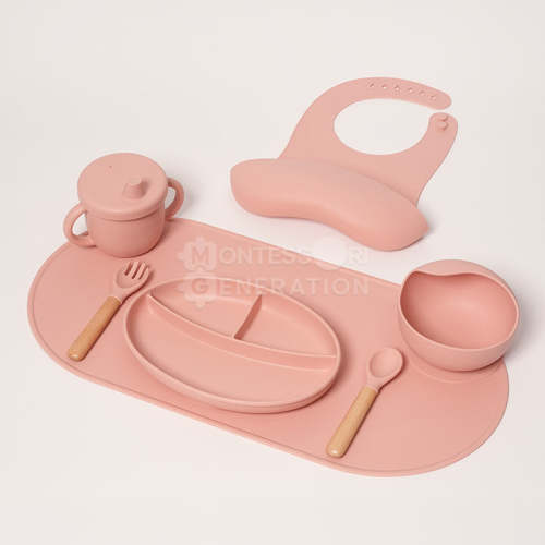 Montessori Baby Bite Set - No Spilling Baby Feeder!