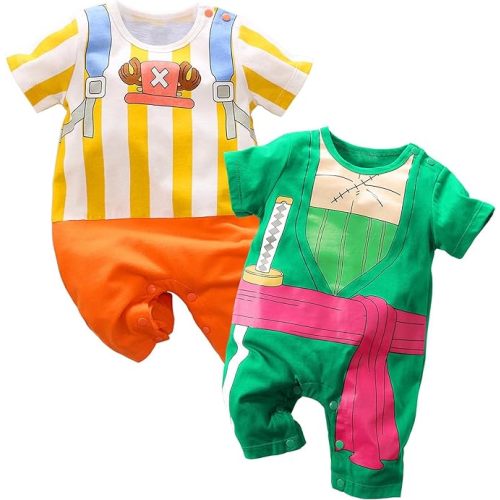 2 Pack Newborn Baby Boy Girl Romper Infant Anime Onesie Toddler Halloween Cosplay Jumpsuit Outfit Clothes