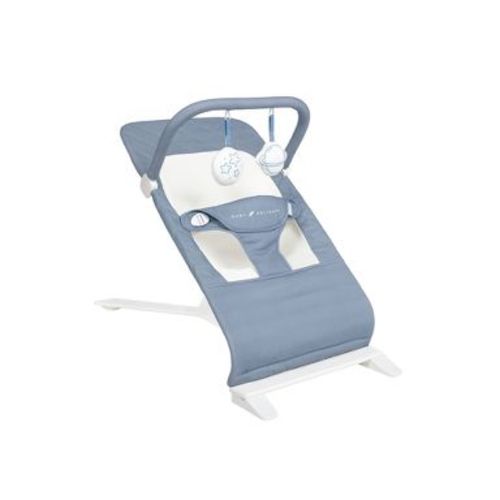 Baby Delight Alpine Deluxe Portable Bouncer - Organic Dusty Blue