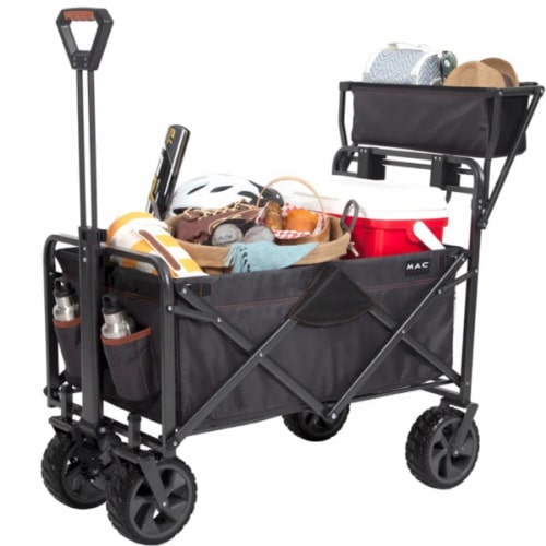 Mac Sports Deluxe Push Pull Folding Wagon with Brakes | Costco