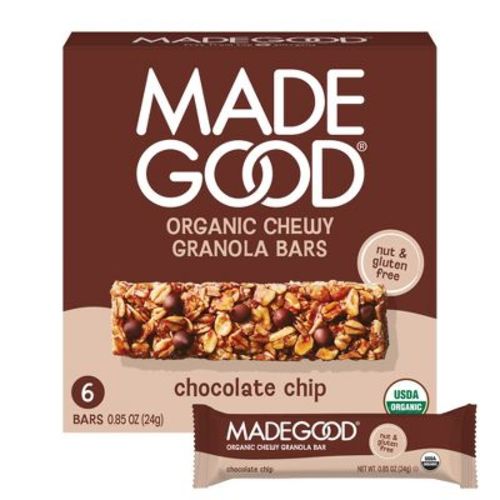MadeGood Chocolate Chip Granola Bars - 5.1oz/6pk
