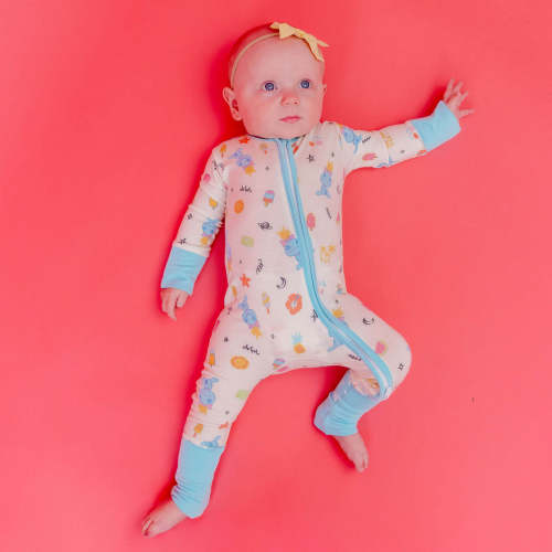 Convertible Zip-Up Footie - Disney Scrump Dreamsicles