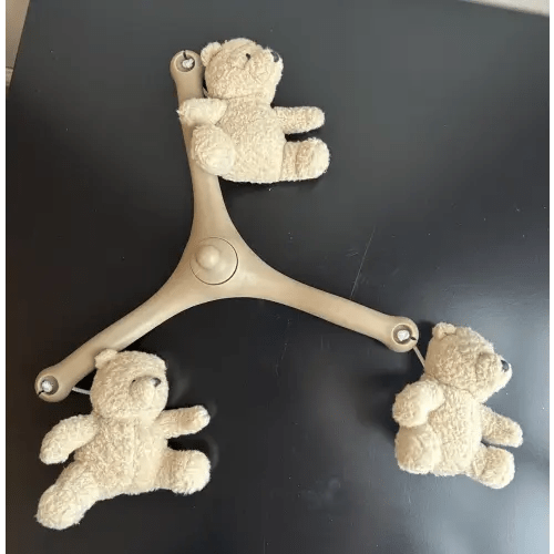 Graco Baby Swing Replacement Part Mobile Toy Bar Plush Bear Bears HTF