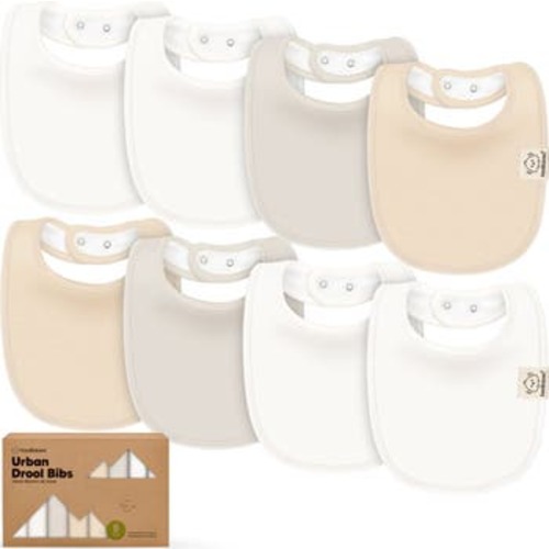 8-Pack Baby Drool Bibs