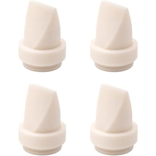 eufy Security Original Duckbill Valves (4-Pack) for Wearable Breast Pump E10/E20/S1/S1 Pro, Leak-Proof and Dust-Proof Breast Pump Replacement Parts