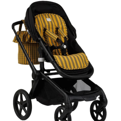 Olive + Gold Stroller Mat · Minicoton