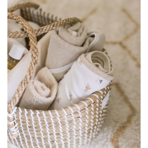 Golden Bee Organic Cotton Knit Terry Washcloths 3 Pack