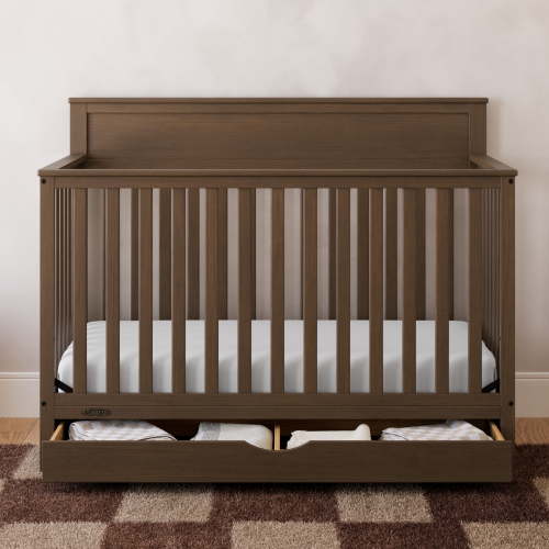 Graco Shiloh Convertible Baby Crib with Drawer, Hazelnut