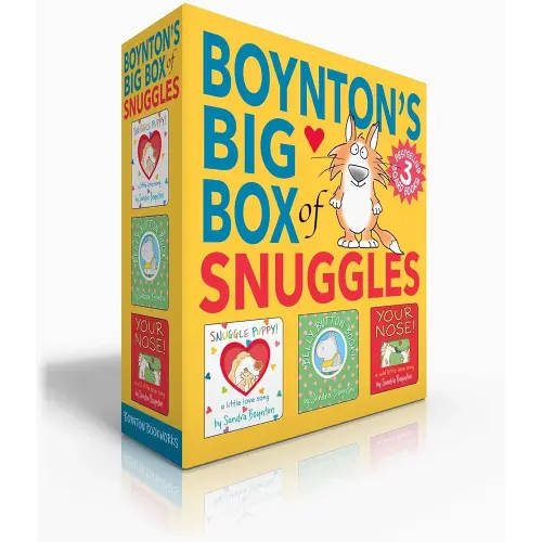 Boynton's Big Box of Snuggles (Boxed Set): Snuggle Puppy!; Belly Button Book!; Your Nose! (Boynton on Board)