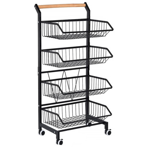 queta 4-Tier Rolling Snack Cart & Reviews | Wayfair