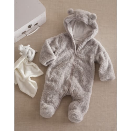 Recycled Fleece Romper Hello World Gift Set (0ā6mths) | The White Company