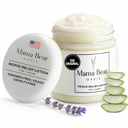 Mama Bear Oasis Lotion - Hydrating Lotion w/ Magnesium Chloride and Pure Ingredients - Fast-Absorbing and Non-Greasy Formula for Foot and Leg Comfort (Pack of 1)