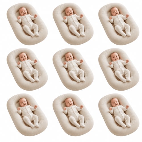 Baby Lounger for Newborn, Soft Care Cushion, Portable Support Pillow, Soft Comfort Cushion