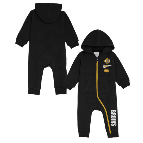 Bruins Newborn Fleece Coverall