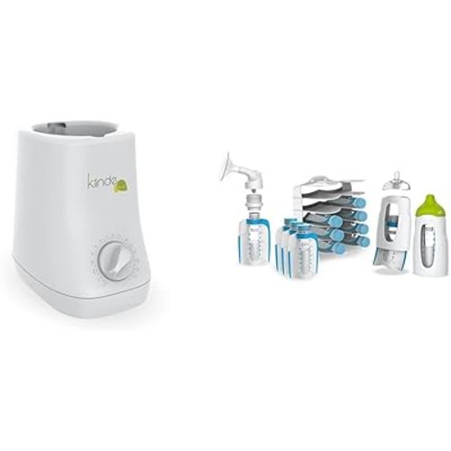Kiinde Baby Bottle Warmer and Breast Milk Collection, Storage, Warming and Feeding System Starter Kit