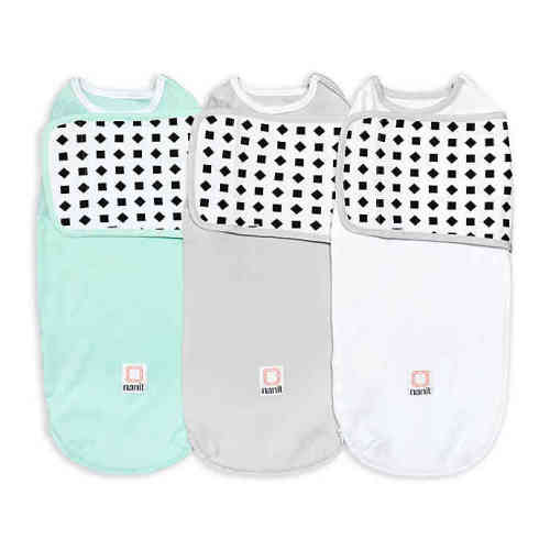 Nanit Breathing Wear™ Size 0-3M Swaddle (Set of 3)Nanit Breathing Wear™ Size 0-3M Swaddle (Set of 3)