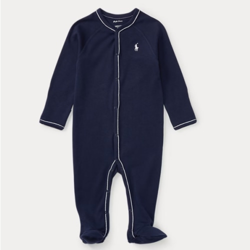 Cotton Jersey Footed Coverall | One-Pieces Baby | Ralph Lauren