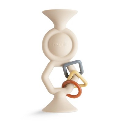 Mushie Hexapop Suction Toy - Sand