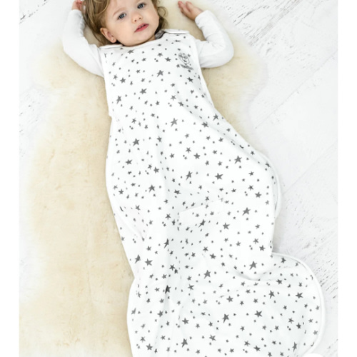 4 Season® Ultimate Baby Sleep Bag, Merino Wool & Organic Cotton, Star White