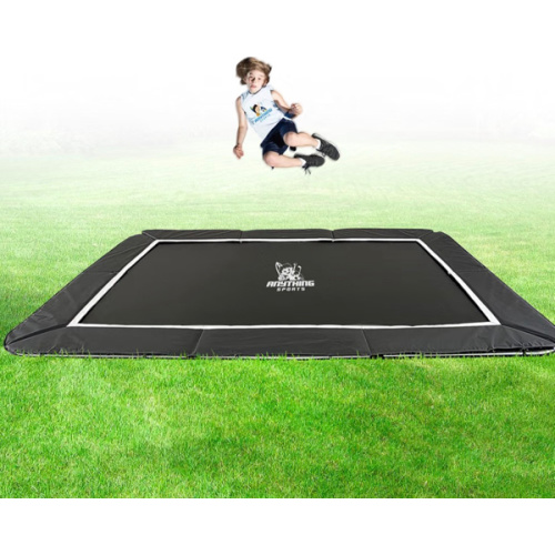 Amazon.com: Rectangular In-Ground Trampoline – Heavy-Duty Flush-to-Ground Outdoor Jumping Mat with or Without Galvanized Frame, Safety Padding & Easy Install Kit | Ideal for Kids, Families & Athletes