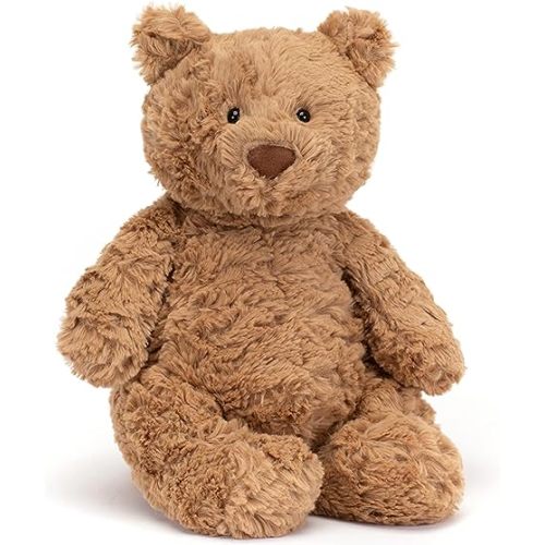 Jellycat Bartholomew Bear Stuffed Animal, Medium, 10 inches - Teddy Bear Plush - Soft and Huggable - Classic Children's Gift