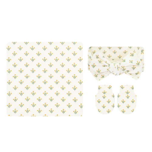 Pearl Newborn Headband & Swaddle Bundle
