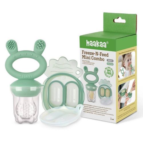 Haakaa Silicone Freeze-n-feed Mini Combo - Green