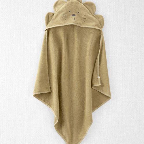 Camp Khaki Baby Organic Cotton Towel | Carter’s Oshkosh Canada
