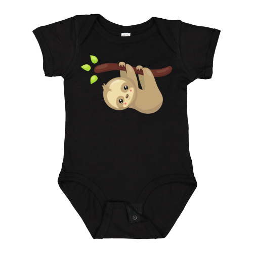 Inktastic Cute Sloth, Little Sloth, Baby Sloth, Lazy Sloth Boys or Girls Baby Bodysuit