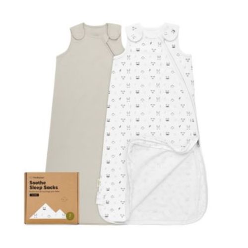 2-Pack Sleep Sacks for Babies, Soothe Sleeping Sack Wearable Blanket, Infant, Toddler, Newborn Swaddle Sack