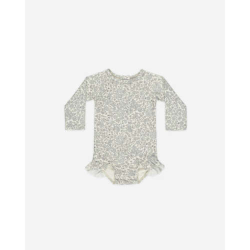 Olivia Rashguard One-Piece || Blue Blossom
