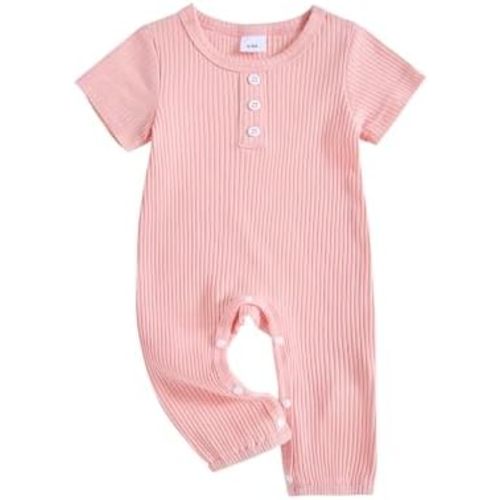 Newborn Baby Girl Clothes Summer Outfits Infant Short Sleeve Romper Jumpsuit Bodysuit Cute Newborn Clothes for Girl