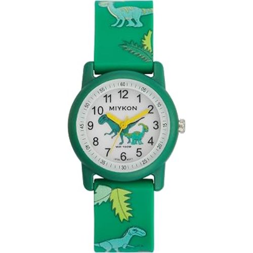 Miykon Kids Watches for Boys and Girls - Educational Time-Telling Gift for Kids Aged 3-15, Toddlers, Preschoolers, and School-Aged Children - Easy to Read Analog Watch, Soft Resin Band, Japanese Quartz, 100M Water Resistant