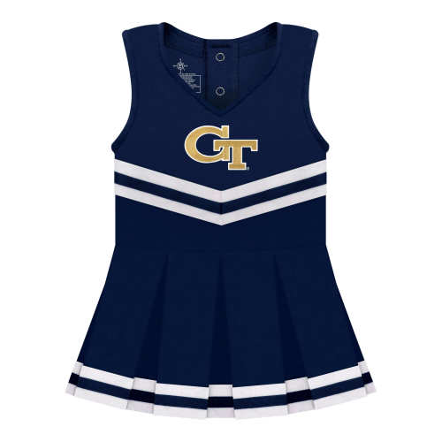 Georgia Tech Yellow Jackets Cheerleader Bodysuit Dress | College Baby