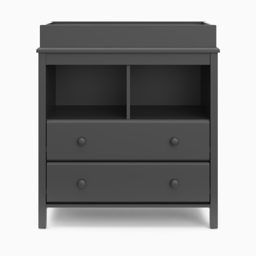 Alpine 2 Drawer Changing Chest - Gray